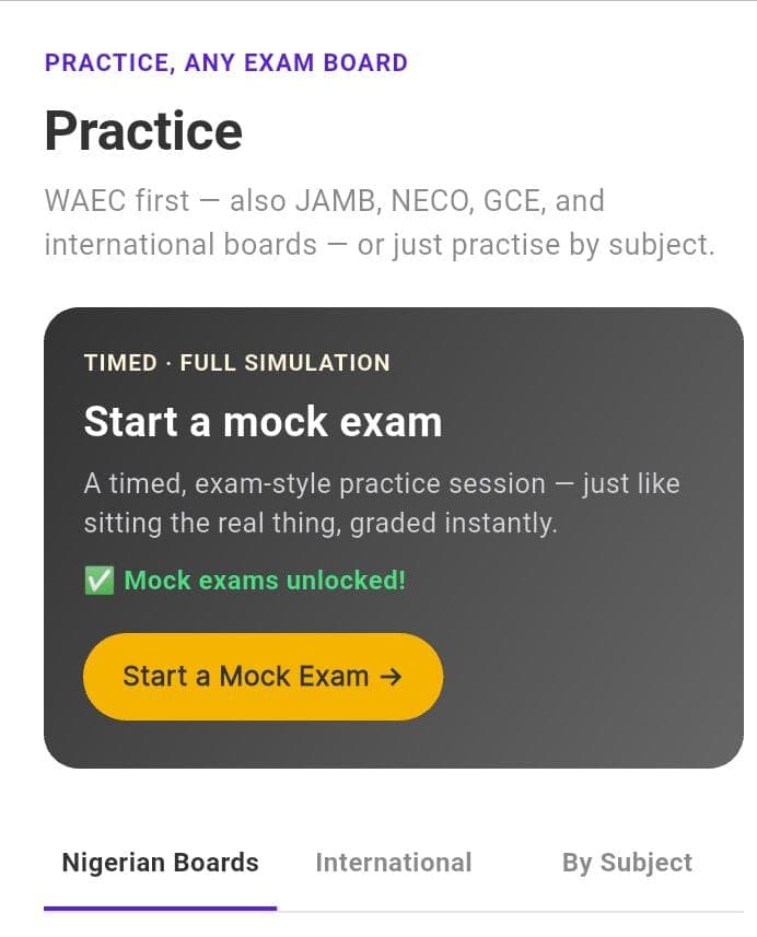 AbSTopiq exam practice screen