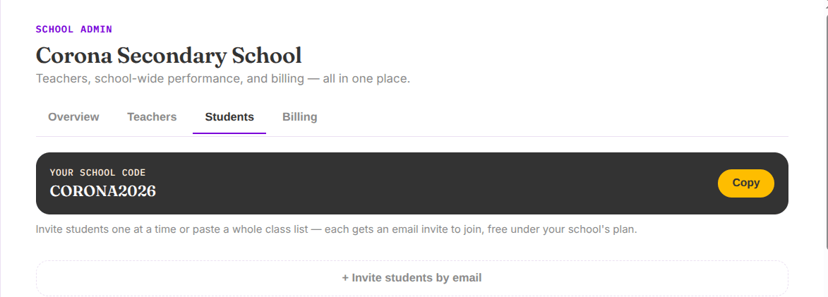 AbSTopiq invite students screen