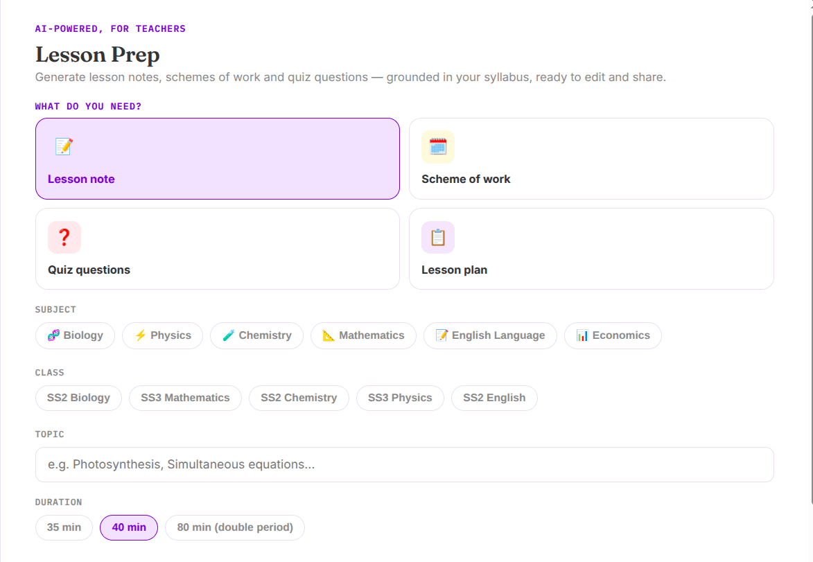 AbSTopiq lesson prep overview